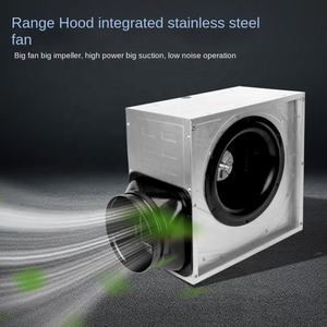 Kipas atap dapur komersial terintegrasi persegi kipas saluran baja tahan karat knalpot asap kuat kebisingan rendah 220v OEM ODM - Product Image 2