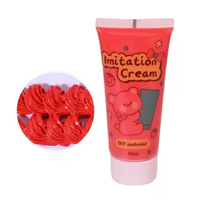 Prix promotionnel, plastique écologique non toxique, crème décorative 50g, kit de pinces à cheveux DIY avec accessoires de dessin animé 3D