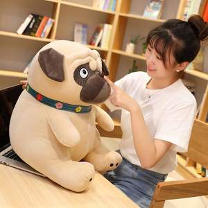 Animal en peluche doux avec remplissage en coton PP oreiller de couchage pour chien en peluche dessin animé <span class=keywords><strong>Ugly</strong></span> Shar Rin Pug Dog - Product Image 5