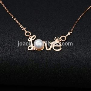 Amor de perlas de agua dulce bola colgante de collar de joyas con Colar - Product Image 1