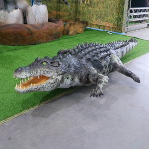 Buaya <span class=keywords><strong>Robot</strong></span> Animatronik Logam Berteknologi Tinggi untuk Pameran, Periklanan, Hiburan, Pusat Perbelanjaan & Bandara - Product Image 1