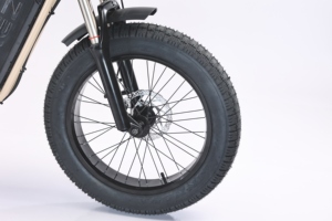 Almacén de EE. UU. 20 pulgadas Fat Tires 48V750W Snow EBike Bicicleta eléctrica de doble suspensión Batería extraíble Motocicleta con bolsa de teléfono - Product Image 6