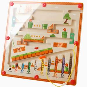 Scheda di conteggio dei colori della <span class=keywords><strong>casa</strong></span> dei funghi digitali per bambini giocattolo magnetico per la prima educazione - Product Image 1