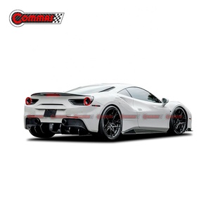 Best Quality Upgrade to Vors Style Dry Carbon Fiber Car Auto Parts Cars Side Skirt For Ferrari 488 - Product Image 3
