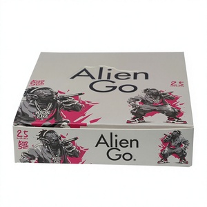 Papier à rouler Alien Go Black King Size, gomme naturelle, combustion lente, premium, ultra fin, écologique, sans OGM, design personnalisé - Product Image 5