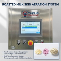 Système d'aération de crème de lait torréfiée YUCHO à technologie avancée exportée aux États-Unis, contrôlé par PLC, pour la production professionnelle de yaourt et de crème de lait.