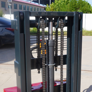 इलेक्ट्रिक स्टेकर 1600 किलोग्राम 1600 मिमी-3000 मिमी प्लेटफार्म एसी मोटर राइडर स्टेकर के साथ खड़ा है। - Product Image 4