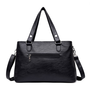 New Shoulder <b>Bag</b> Large Capacity <b>Soft</b> <b>Leather</b> Handbag Large Capacity Fashion Casual Crossbody <b>Bag</b> - Product Image 3