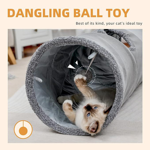 Fabriek Custom Luxe Zachte En Comfortabele Kat En Hond <span class=keywords><strong>Tunnel</strong></span> Wasbare Huisdier Kat <span class=keywords><strong>Tunnel</strong></span> Met Verwijderbare Huisdier Kussen Voor Puppy - Product Image 5