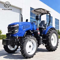 Tracteur agricole FULCORE à prix de gros avec châssis de sécurité à plancher plat et sélection d'engrenages flexible pour le travail du sol rotatif