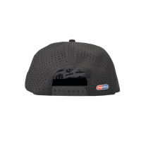 Topi Snapback 5 Panel Semi-Struktur Profil Rendah Tahan Air dengan Logo Patch Karet Kustom TCAP China