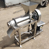 Industriële spiraalvormige fruitpers volautomatische sap-pulp separator MA MA-0.5 380V voor bosbessen, drakenvrucht, 1 jaar garantie