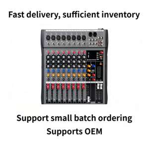 FLALWREO CT8 Contrôleur de karaoké DJ stéréo professionnel Console audio alimentée par USB à 8 canaux Système de sonorisation en plastique - Product Image 3