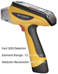 GPS 매핑 및 27,000mAh 배터리, 40개 이상의 원소 감지, 고속 SDD 감지기, 500K CPS 실험실 정확도, 현장용 휴대형 광석 분석기 XRF - Product Image 2