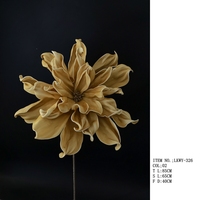 Fleurs artificielles en mousse EVA, design lotus fait main, grande taille, pour Noël, le Nouvel An chinois, la décoration de la maison et les mariages