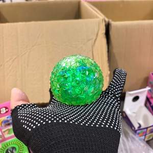 Balle anti-stress texturée diamant en maltose, jouet sensoriel souple et extensible en TPR, anti-anxiété, cadeaux de fête - Product Image 3