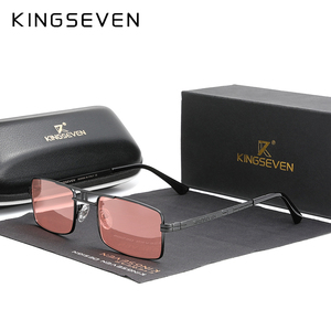 KINGSEVEN <span class=keywords><strong>2022</strong></span> Lunettes de soleil polarisées <span class=keywords><strong>pour</strong></span> hommes, monture vintage en alliage, design rectangulaire <span class=keywords><strong>pour</strong></span> la conduite et la pêche, lunettes de marque, protection solaire 760 - Product Image 4
