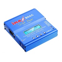 Chargeur IMAX B6AC pour pièces d'avion RC en métal, 80W 6A, chargeur d'équilibrage 2-6S avec écran LCD numérique pour Li-ion/LiFe/Nimh/Nicd/Lipo