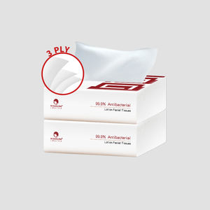Fabrication bon marché Oem usage domestique 3ply 100% pâte de bois vierge paquet souple 120 feuilles de mouchoirs en <span class=keywords><strong>papier</strong></span> lotion pour bébé - Product Image 1
