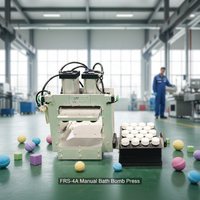 Machine de poinçonnage pneumatique pour bombes de bain, économique, haute précision, simple d'utilisation, pour petites entreprises, marque FURIS, modèle FRS-4/4A