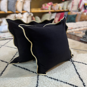 New Design <b>Cushion</b> <b>Cover</b> Customized Solid <b>Blue</b> Color <b>Cushion</b> <b>Cover</b> Sofa Home Decor !00% Cotton Handmade Pillow Case - Product Image 1