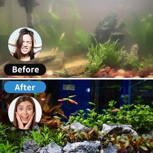 Filtre d'aquarium submersible avec lumière U-V pour réservoir de poissons de <span class=keywords><strong>10</strong></span> à 40 gallons - Product Image 5