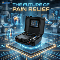 CE-Zertifiziertes Kompaktes Stoßwellen-Elektroniktherapiegerät Tiefenmuskel-Entspannungsgerät Stoßwellen-Massagegerät für den Heimgebrauch