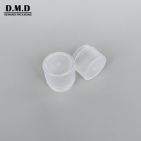 Kustom logo 3ml 5 ml 10 gram 25 15 ml 20 buram 30gram 1oz 2 oz 60ml wadah plastik bubuk akrilik dengan tutup perak