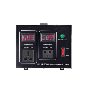 Monophasé 110V/220V double <span class=keywords><strong>tension</strong></span> affichage 1000W/2000W/3000W transformateur <span class=keywords><strong>de</strong></span> levage en aluminium 220V à 110V convertisseur sortie - Product Image 1