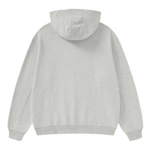 Vêtements en gros, fabricants de sweats à capuche, sweat à capuche en polaire uni à col montant, 380 GSM, 80% coton, 20% polyester, sweat à capuche pour homme - Product Image 2
