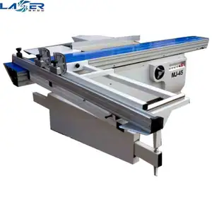 Empuje de Sawwood precisión de la máquina de corte Panel con corredera pesada mesa en china
