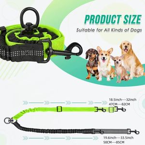Guinzaglio Doppio per Cani PetBonus - Guinzaglio Doppio Senza Grovigli con Strisce Riflettenti, Guinzaglio Resistente in Nylon per Passeggiare e Addestrare 2 Cani - Product Image 5
