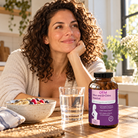 Capsules d'inositol myo et D-chiro avec Ashwagandha et vitamine D, rapport 40:1, 120 capsules végétariennes, OEM ODM