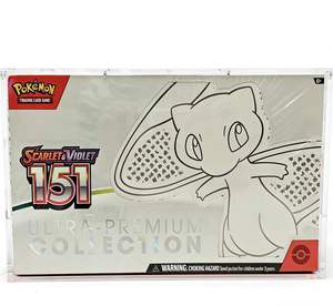151 UPC Custom Modern UV Protection PTCG Acrylic Case Magnetic Top Display <b>Box</b> Pkmn Pack <b>Storage</b> Easy Assembly - Product Image 1