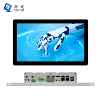 Panel HMI Industrial de 13.3 Pulgadas con Pantalla Táctil, Intel J6412, 2 LAN, 6 RS232 COM, Computadora Integrada sin Ventilador, Panel PC Industrial