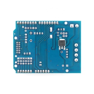 L298p DC đ<span class=keywords><strong>i</strong></span>ều khiển động cơ Mô-đun Mở rộng Board động cơ bước xe thông minh Robot phụ kiện mô-đun động cơ lá chắn bảng màu xanh cho Arduino - Product Image 3