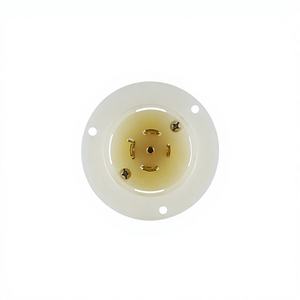 เต้ารับอุตสาหกรรม NEMA L21-20 20A 120/208V แบบล็อคได้ พร้อมหน้าแปลน ป้องกันน้ำและฝุ่นระดับ IP20 สำหรับชาร์จแบตเตอรี่ฉุกเฉิน ขายดี - Product Image 1