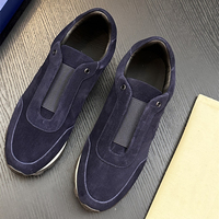 Baskets Homme de Marque Designer Rétro en Daim Patchwork, Tige Mixte, à Lacets, Chaussures de Sport Décontractées, Légères et Épaisses, Style Italien, Luxe Original