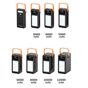 Banco de Energía de Carga Rápida de Última Generación de 22.5W, 30000/50000/100000/120000 mAh, Banco de Energía de Alta Capacidad de 80000 mAh para Todos los Teléfonos - Product Image 2