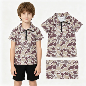 En Stock, Sudadera con Cremallera para Niños, Color Marrón Camuflaje, Estilo Caza, Precio de Fábrica, Ropa para Niños Pequeños - Product Image 1