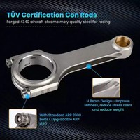 Nouvelles bielles en acier forgé 1UZ/2UZ/3UZ pour moteur V8 FE OLIVER, montage automobile, STD forgé 4340 Chrome Moly