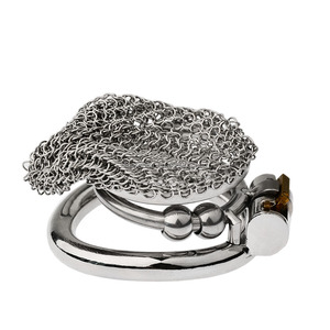 Jaula <span class=keywords><strong>de</strong></span> <span class=keywords><strong>castidad</strong></span> Chainmail, venta al por mayor, jaula <span class=keywords><strong>de</strong></span> <span class=keywords><strong>castidad</strong></span> <span class=keywords><strong>de</strong></span> malla mental <span class=keywords><strong>de</strong></span> acero inoxidable plateado <span class=keywords><strong>para</strong></span> <span class=keywords><strong>hombres</strong></span> - Product Image 5