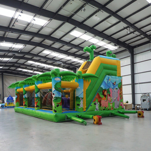 Pvc trẻ em trong nhà ngoài trời thiết bị chơi bơm hơi nhảy lâu đài <span class=keywords><strong>bouncy</strong></span> công viên Trampoline Nhà Giải trí với Slide - Product Image 5