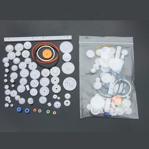 <span class=keywords><strong>Set</strong></span> di motoriduttori in plastica da 60 pezzi per auto a quattro ruote motrici modello fai da te auto giocattolo barca <span class=keywords><strong>Robot</strong></span> bambini esperimento scientifico - Product Image 3