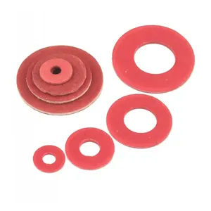 Juntas y sellos industriales de papel de fibra roja ignífuga, aislamiento de papel de fibra vulcanizado, arandelas y anillos de papel de acero rojo - Product Image 5