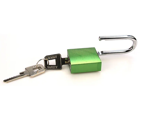 Vente chaude, cadenas en aluminium de sécurité de haute qualité et durable, 38 mm, avec anse, Histay His-85B11, logo personnalisé pour l'industrie chimique et <span class=keywords><strong>automobile</strong></span> - Product Image 3