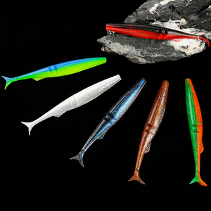 12cm/10g đa phần t đuôi mềm Bug lure cho miệng lớn bass và crappie câu cá mềm lure cho nước mặn câu cá - Product Image 5