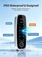 Contrôleur d'accès intelligent compatible WiFi Tuya APP avec carte/code/smartphone, clavier RFID, application Smart Life
