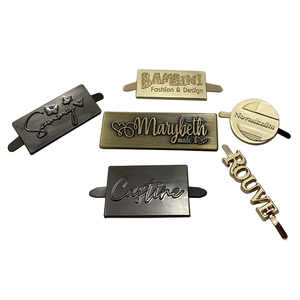 Tùy Chỉnh Sang Trọng Kẽm Hợp Kim Mạ Điện Hành Lý Thẻ Có Độ Bóng Cao Chải Kim Loại Bảng Nơi Chống Ăn Mòn Nướng Sơn Chữ - Product Image 2