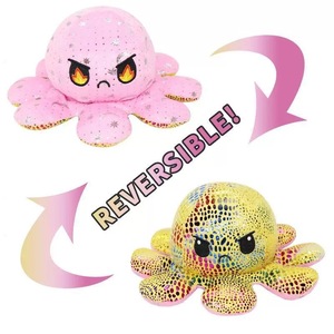 Nuevo Peluche de Pulpo Reversible con Expresiones de Doble Cara, un Lindo Peluche con un Pequeño Pulpo en la Parte Posterior - Product Image 5